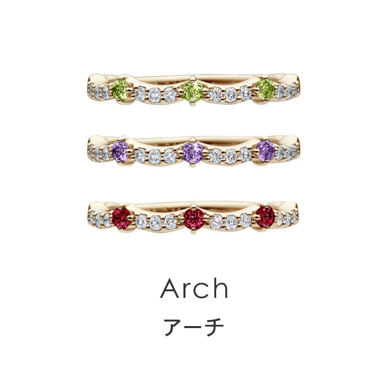 ICHAROI/アニバーサリーリング/誕生石エタニティリング | IMAYO