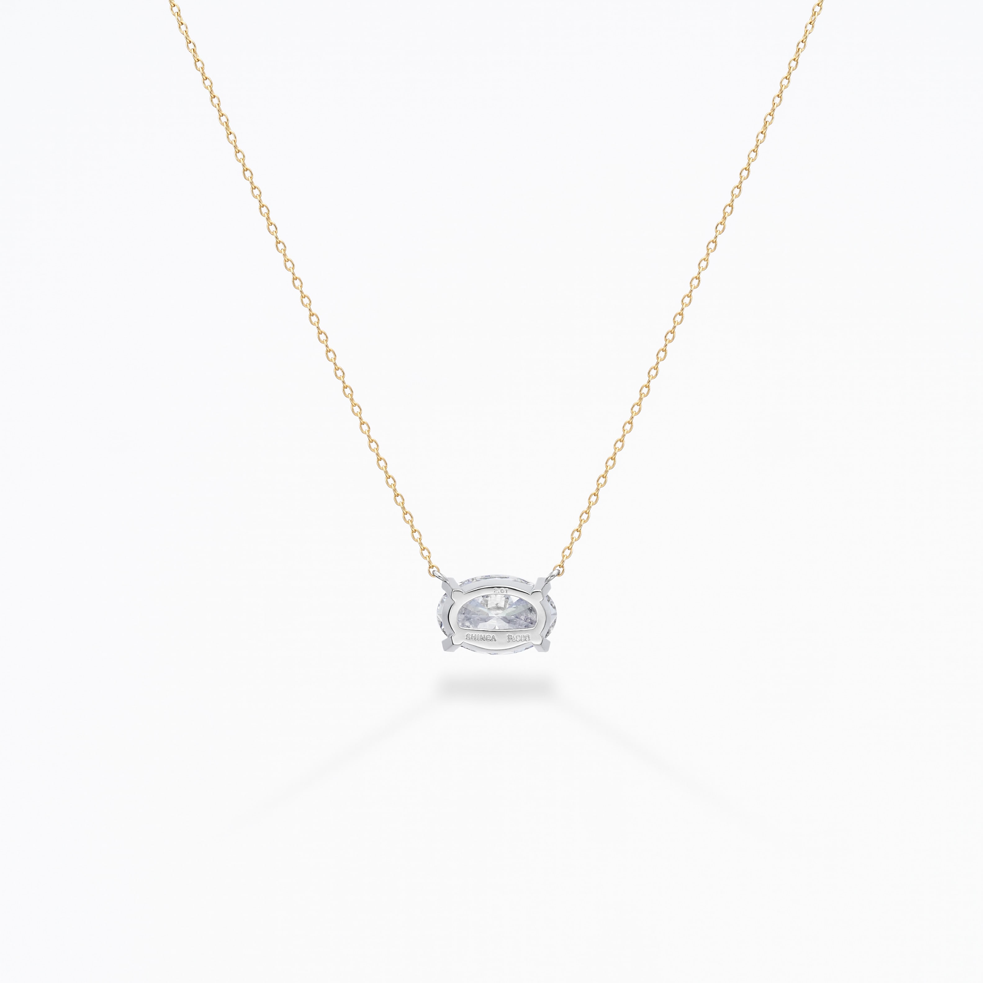 L106 ラボグロウンダイヤモンド/ネックレス/2.00ct/55cm