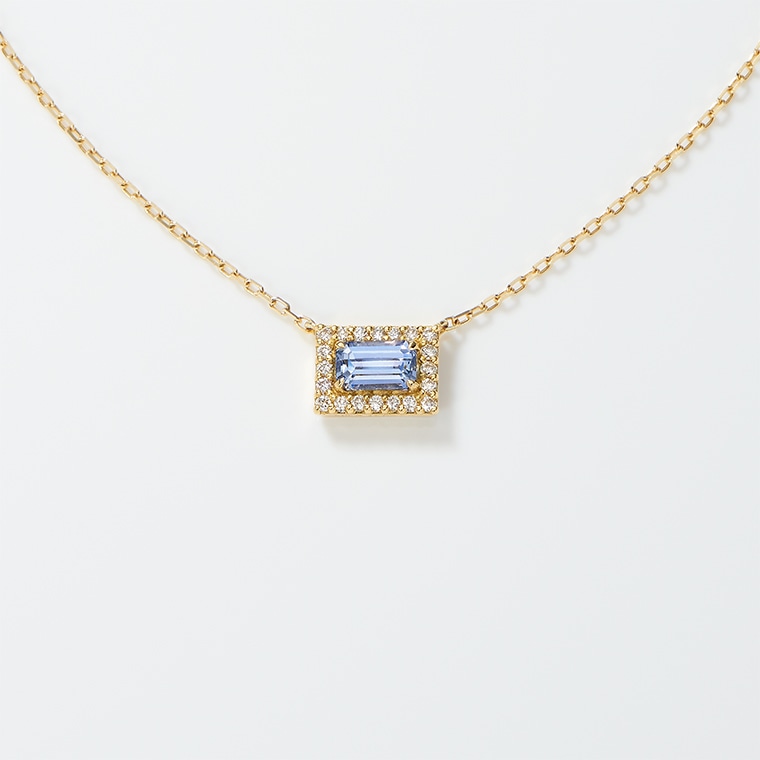 [AI007]K18サファイア/ダイヤモンド/ネックレス(ゴールド): Hyacca｜今与 - IMAYO  公式オンラインブティック｜1861年創業、京都、ジュエリー、宝石