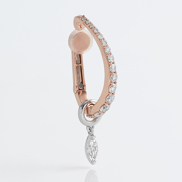 ピンクゴールド/プラチナ