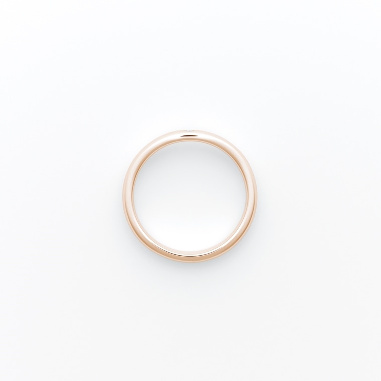 B015 ラボグロウンダイヤモンド/リング/ヘアライン仕上げ/0.008