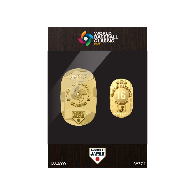 WORLD BASEBALL CLASSIC OFFICIAL「2026 World Baseball Classic 公式 純金製小判 ＜コンボセット＞」