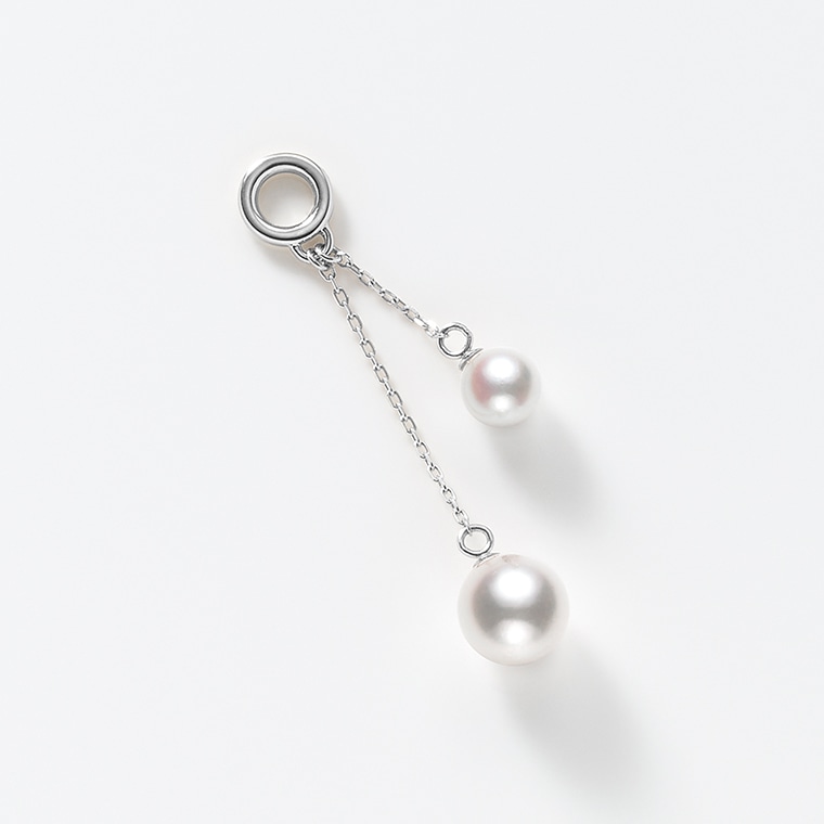 [CM004/7W5W]Ptアコヤパール/チャーム